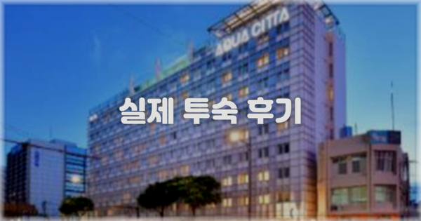 💬 실제 투숙 후기