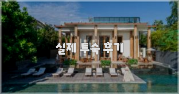 💬 실제 투숙 후기